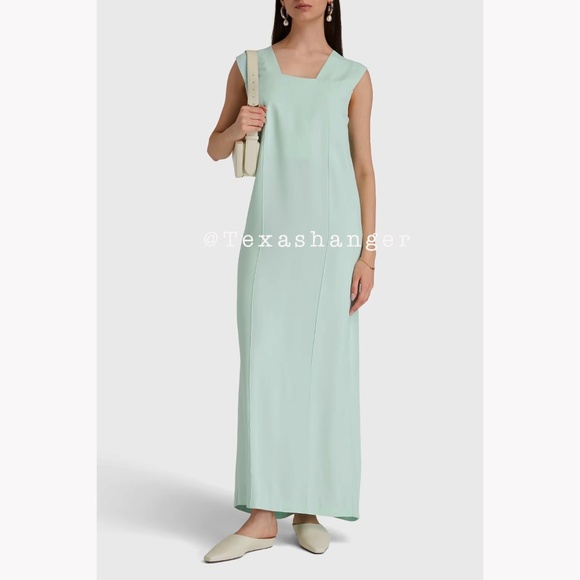 NWT BITE Studios Wide Strap Pleat Dress Size 2 Black - Picture 8 of 14